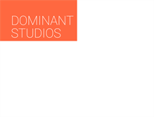 Tablet Screenshot of dominantstudios.com